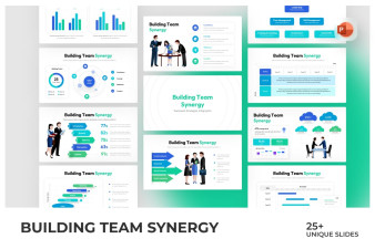 Building Team Synergy PowerPoint Template